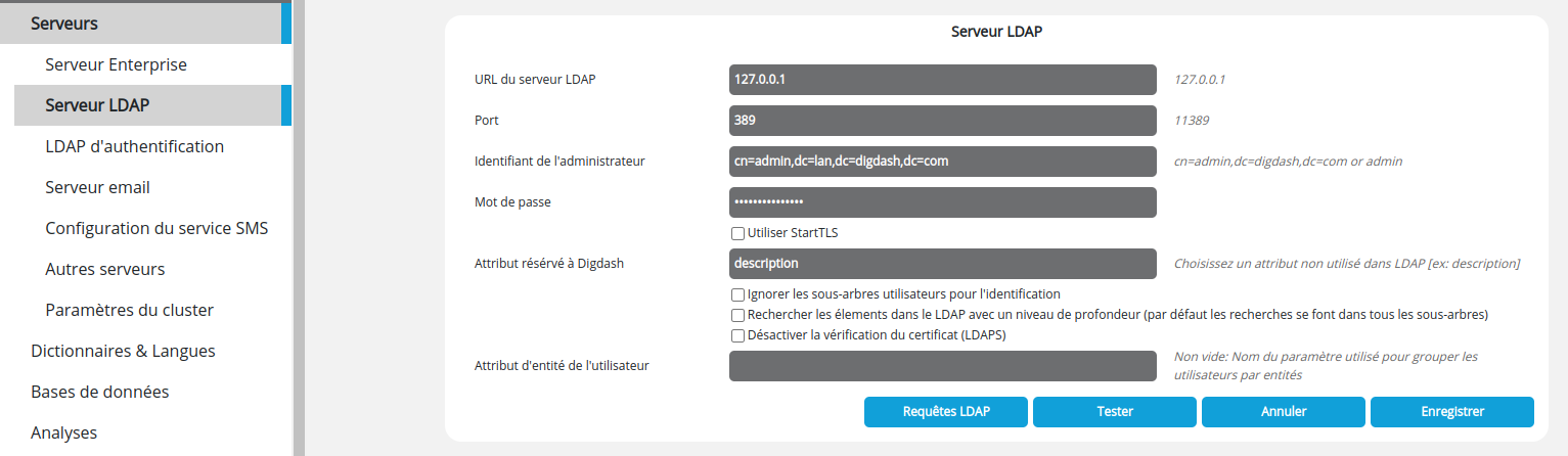 Serveur LDAP