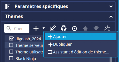 Nouveau thème
