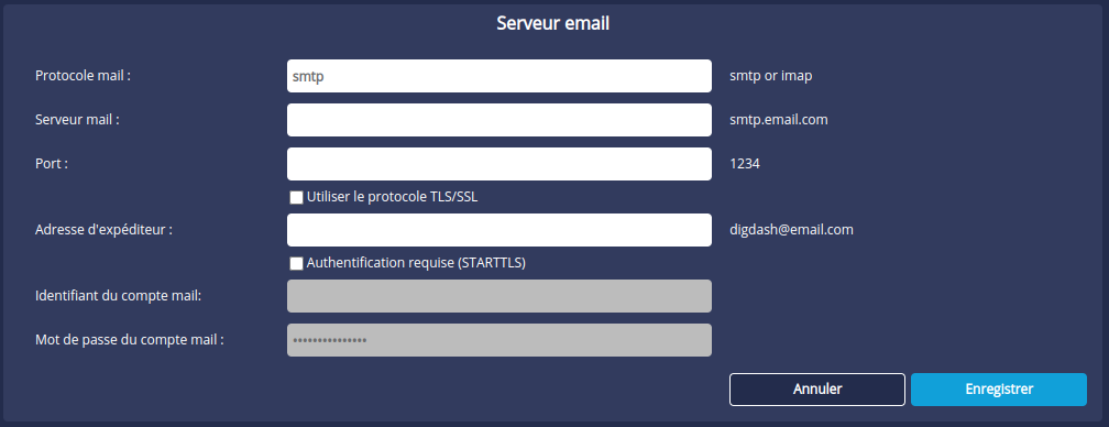 Serveur email