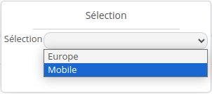 Exemple sélection