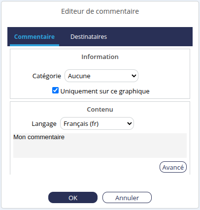 Editeur de commentaires