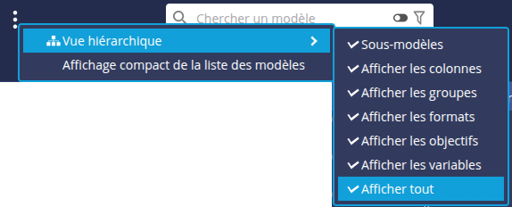 Vue hiérarchique