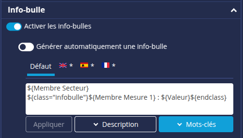 Style dans info-bulle