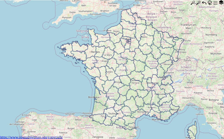 Calque départements