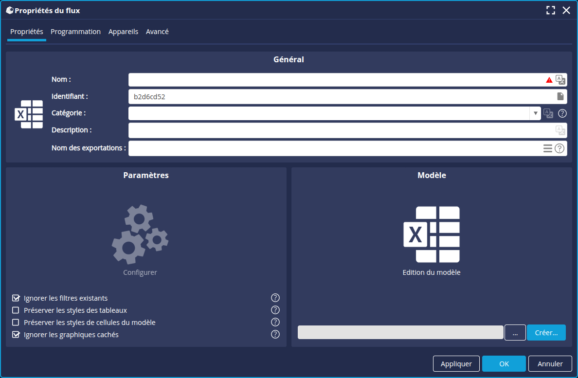 Fabrique Excel