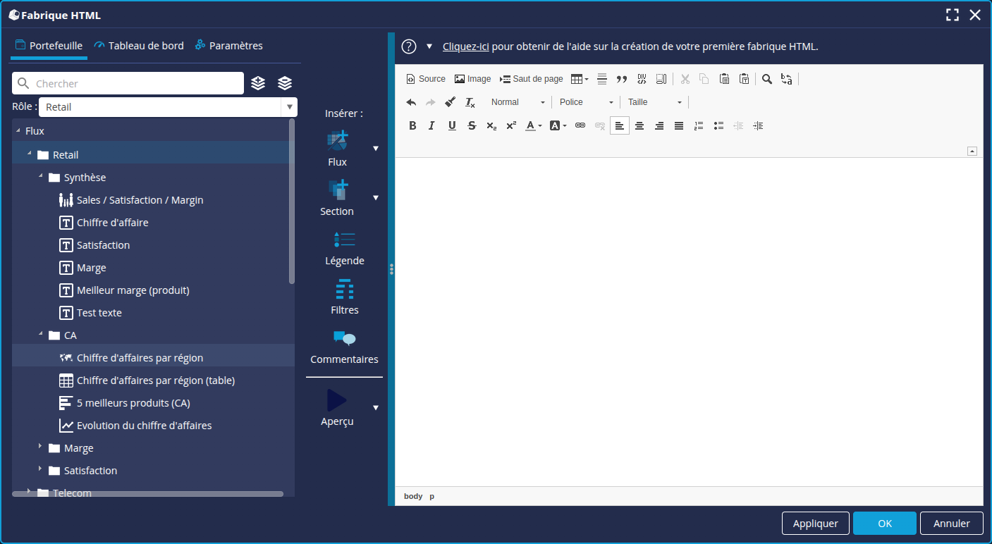 Fabrique HTML