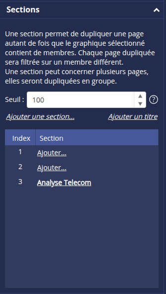 Sections