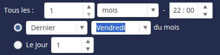 Fréquence mois
