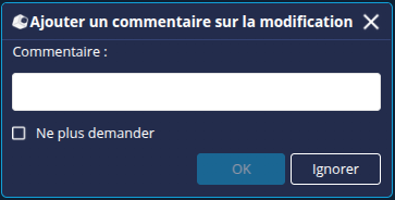 Ajout commentaire