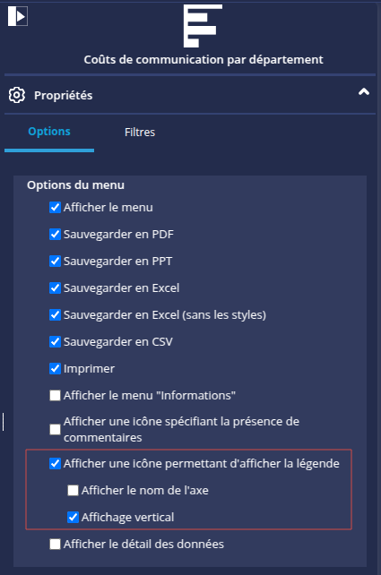 Afficher icône pour légende