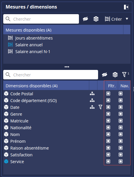 Filtre interactif