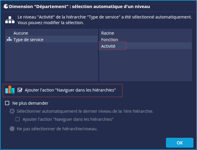Naviguer dans hiérarchies