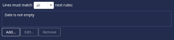 Filter rule added