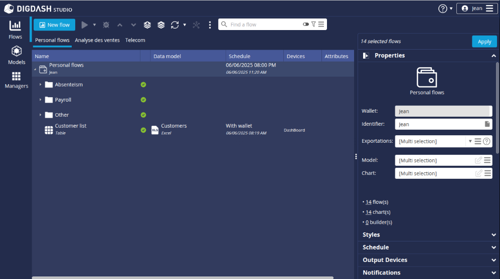 Flow manager