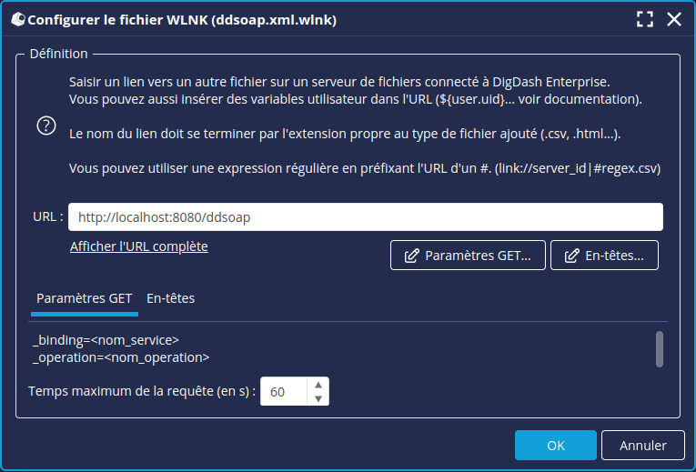 Options avancées