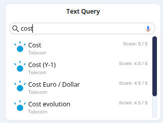 Text query