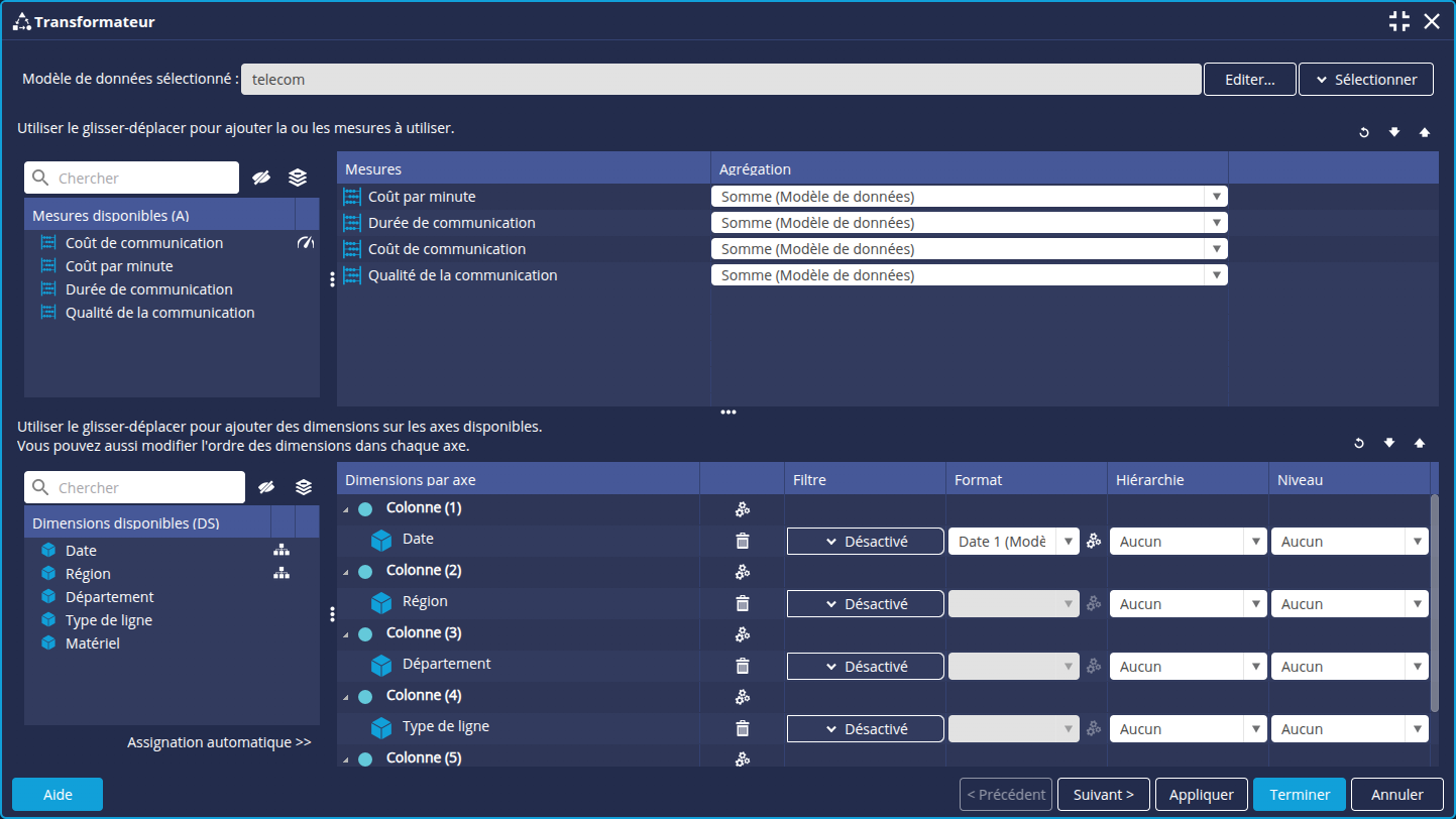 Transformateur modèle