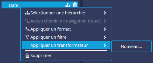 Appliquer transformateur