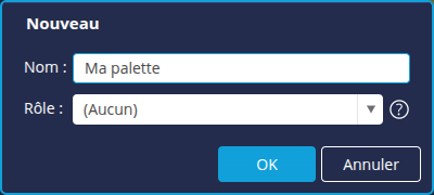 Nouvelle palette