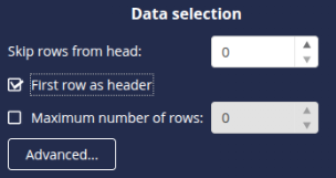 Data selection